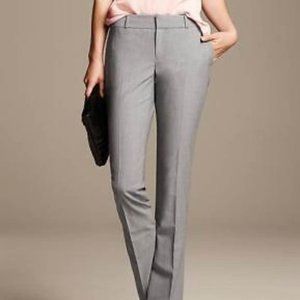 Banana Republic Martin Fit Wool Blend Grey Dress Pants